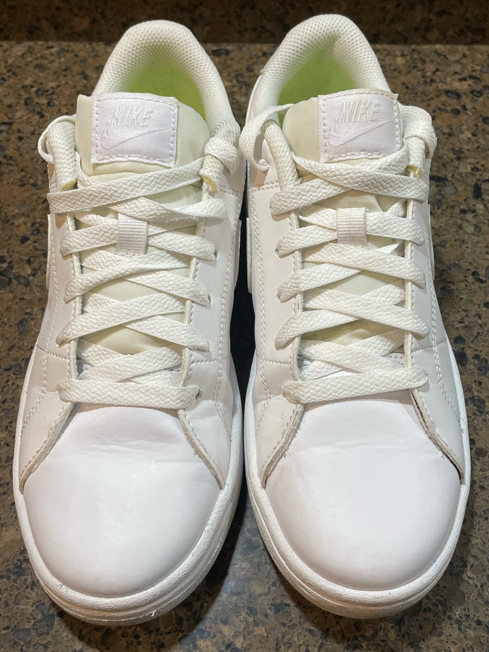 Nike Court Royale 2 Women’s Sz 7.5 Next Nature White Low-Top Leather Sneakers - Picture 8 of 11